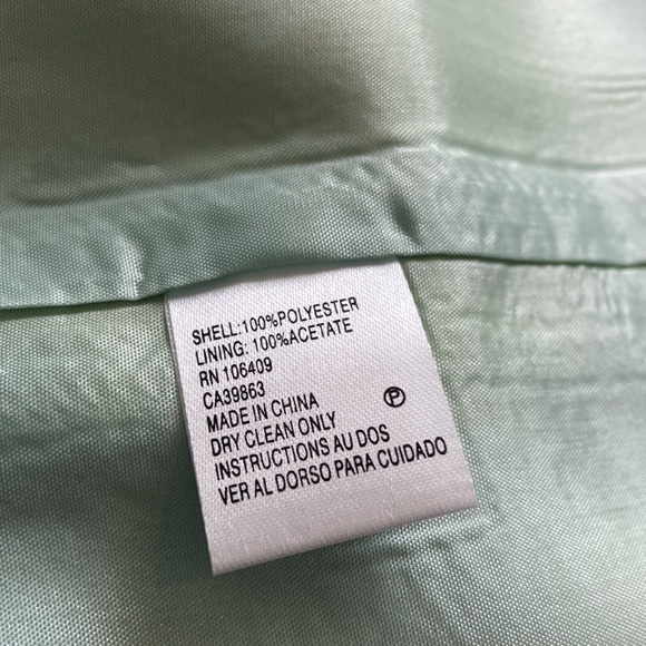 Isabella DeMarco Stunning baby blue & gold floral dress - size 4 - like new - Picture 7 of 7